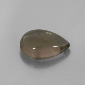 Quartzo fumê marrom natural 3,83ct, transparente, transparente/translúcido