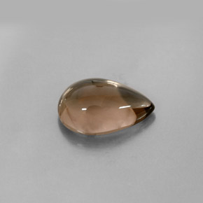 Quartzo fumê marrom natural 3,68ct, transparente, transparente/translúcido