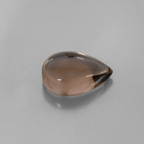Quartzo fumê marrom natural 4,39ct, transparente, transparente/translúcido