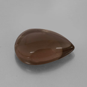 Quartzo fumê marrom natural 3,86ct, transparente, transparente/translúcido
