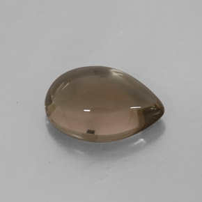 Quartzo fumê marrom natural 3,89ct, transparente, transparente/translúcido