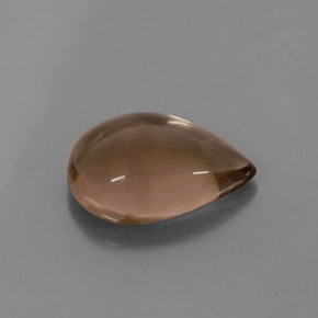 Quartzo fumê marrom natural 3,55ct, transparente, transparente/translúcido