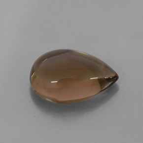 Quartzo fumê marrom natural 4,06ct, transparente, transparente/translúcido