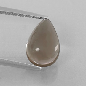 Quartzo fumê marrom natural 3,26ct, transparente, transparente/translúcido
