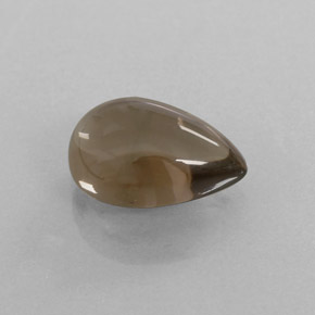 Quartzo fumê marrom natural 3,26ct, transparente, transparente/translúcido