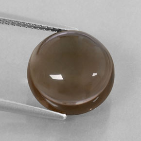 Quartzo fumê marrom natural 8,18ct, transparente, transparente/translúcido