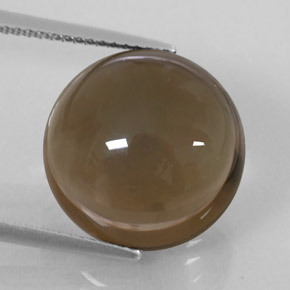 Quartzo fumê marrom natural 14,58ct, transparente, transparente/translúcido