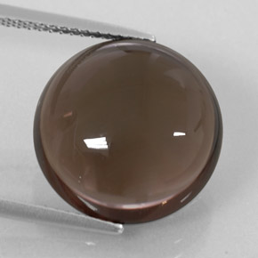 Quartzo fumê marrom natural 11,38ct, transparente, transparente/translúcido