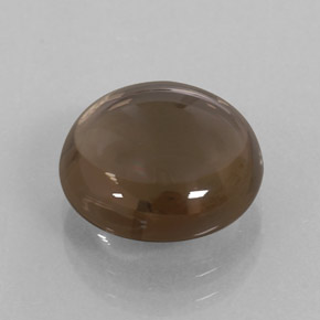Quartzo fumê marrom natural 5,65ct, transparente, transparente/translúcido