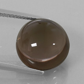 Quartzo fumê marrom natural 8,96ct, transparente, transparente/translúcido