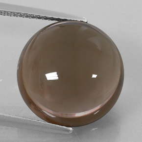 Quartzo fumê marrom natural 11,27ct, transparente, transparente/translúcido