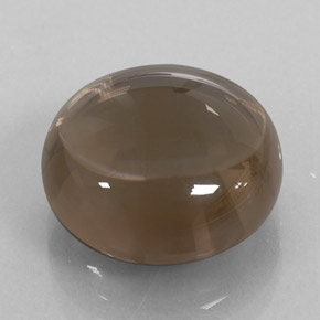 Quartzo fumê marrom natural 11,27ct, transparente, transparente/translúcido
