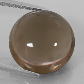Quartzo fumê marrom natural 12,26ct, transparente, transparente/translúcido