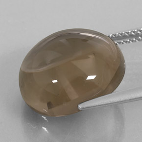 Quartzo fumê marrom natural 11,52ct, transparente, transparente/translúcido