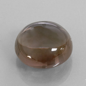 Quartzo fumê marrom natural 11,28ct, transparente, transparente/translúcido
