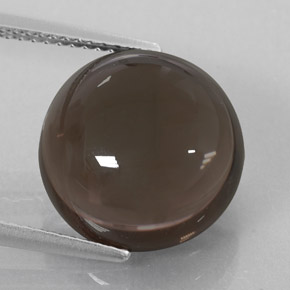 Quartzo fumê marrom natural 9,00ct, transparente, transparente/translúcido