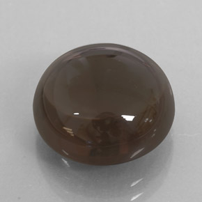 Quartzo fumê marrom natural 9,00ct, transparente, transparente/translúcido