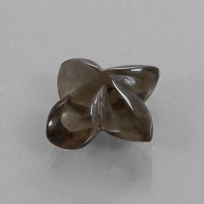 Quartzo fumê marrom natural 6,20ct, transparente, transparente/translúcido