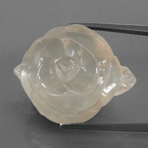Quartzo fumê marrom natural 41,66ct, forma extravagante, transparente