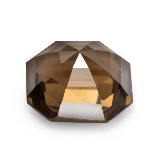 Quartzo Fumê Hickory Brown Natural 3.06ct, Corte Esmeralda, VVS-VS