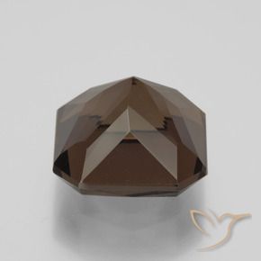 Quartzo Fumê Castanho Canela Profundo Natural 9.03ct, Corte Octógono / Esmeralda, VVS