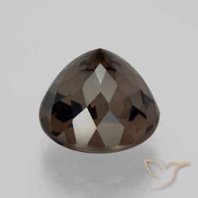 Quartzo Fumê Marrom Natural 5.78ct, Redondo, VVS