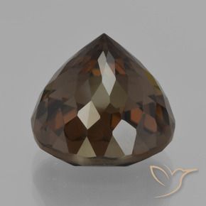Quartzo Fumê Azul escuro Natural 10.14ct, Redondo, VVS