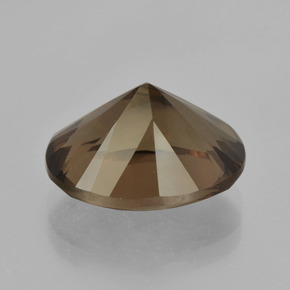 Quartzo fumê marrom natural 7,17ct, corte oval, VVS