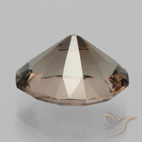Quartzo Fumê Chocolate marrom Natural 10.50ct, oval, VVS