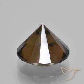Quartzo Fumê Hickory Brown Natural 6.30ct, Redondo, VS