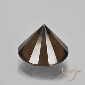 Quartzo Fumê Umber Brown Natural 9.41ct, Redondo, VS