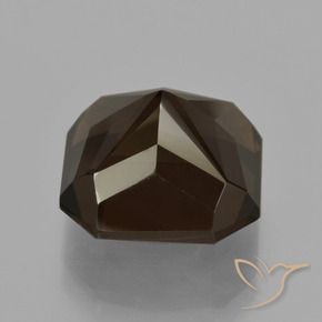 Quartzo Fumê Castanho médio Natural 8.37ct, Corte Octógono / Esmeralda, VVS