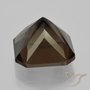 Quartzo Fumê Umber Brown Natural 10.15ct, Corte Octógono / Esmeralda, VVS-VS