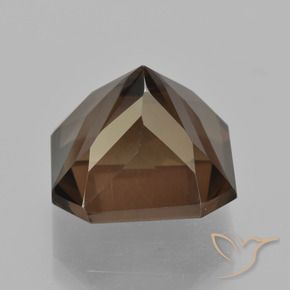 Quartzo Fumê Marrom avermelhado Natural 11.09ct, Corte Octógono / Esmeralda, VVS