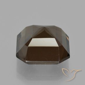 Quartzo Fumê Marrom escuro Natural 10.26ct, Corte Octógono / Esmeralda, VS