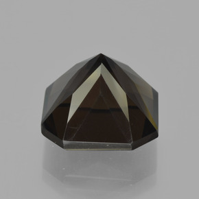 Quartzo Fumê Marrom Natural 8.94ct, Corte Esmeralda, VVS-VS