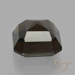 Quartzo Fumê Azul escuro Natural 9.35ct, Corte Octógono / Esmeralda, VVS-VS