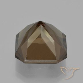 Quartzo Fumê Marrom Natural 10.48ct, Corte Octógono / Esmeralda, VVS-VS