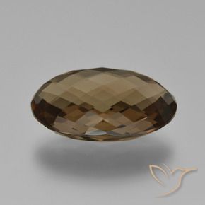 Quartzo Fumê Umber Brown Natural 14.03ct, oval, VVS