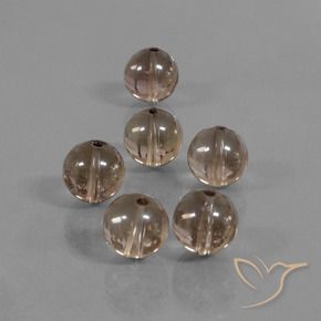 Pedras preciosas de Quartzo Fumê Marrom Quente natural de 43.78 ct, Esfera / Bola, Transparente