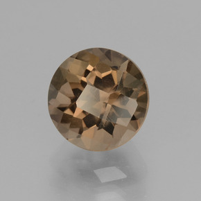 Quartzo Fumê Marrom Natural 2.02ct, Corte Redondo, VS
