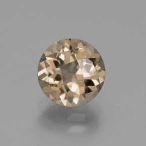 Quartzo Fumê Marrom Natural 1.96ct, Corte Redondo, VS