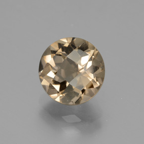 Quartzo Fumê Marrom Natural 1.96ct, Corte Redondo, VS