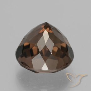 Quartzo Fumê Umber Brown Natural 5.57ct, Redondo, VVS