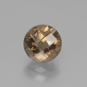 Quartzo Fumê Marrom Natural 1.89ct, Corte Redondo, VS