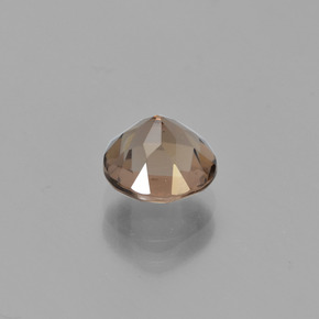 Quartzo fumê marrom natural 1,78ct, corte redondo, VVS-VS