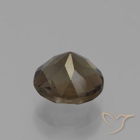 Quartzo Fumê Moca claro Natural 1.60ct, Redondo, VS-SI
