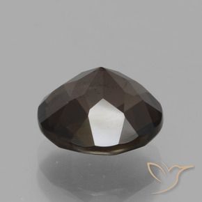 Quartzo Fumê Umber Brown Natural 2.84ct, Redondo, VS-SI