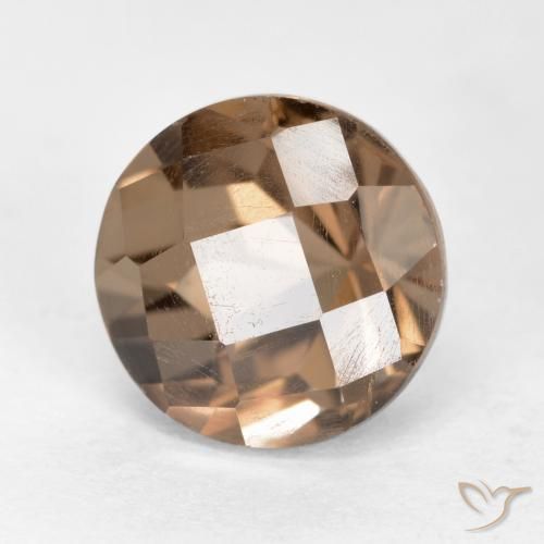 Quartzo Fumê Castanho médio Natural 2.64ct, Redondo, VS