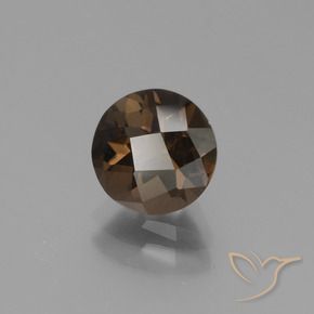 Quartzo Fumê Gingerbread Marrom Natural 1.70ct, Redondo, VS